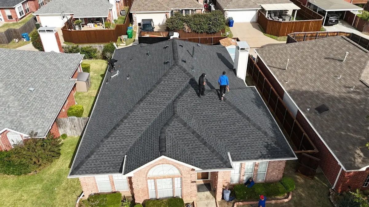 Commercial Roofing work in progress on a Glenvar Heights property